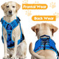 Heavy-Duty Tactical Dog Harness for Large Dogs, No Pull Adjustable Reflective Pet Vest with Molle System, K9 Military-Grade Control for Service Training, Outdoor & 10+ Breeds, Blue Camo, XX-Large