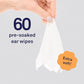Petpost | Large Dog Ear Cleaner Wipes - Ultra Soft XL Cotton Pads in Coconut Oil Aloe Solution - Remedy for Dog Ear Rinse & Cleanser 60 ct.