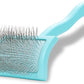 Chris Christensen Big G Dog Slicker Brush for Dogs (Goldendoodles, Labradoodles, Poodles), Groom Like a Professional, Fluff Detangle Style, Saves Time Energy, Teal, Medium