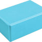 Sunshine Yoga 4" Yoga Block, 10 Pack Bulk EVA Foam Yoga Blocks, Firm and Supportive Yoga Brick, Balance Foam for Stretching, Pilates, and Workout, 4" x 6" x 9"