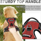 BARKBAY No Pull Dog Harness Front Clip Heavy Duty Reflective Easy Control Handle for Large Dog Walking(Rio Red,M)