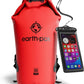 Earth Pak Waterproof Dry Bag - Roll Top Waterproof Backpack Sack Keeps Gear Dry for Kayak with Waterproof Phone Case