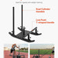 VEVOR Weight Sled, Steel Power Sled, Fitness Strength Training Sleds for Athletic Exercise Speed Improvement, Workout Fitness Equipment with Handle, Compatible with 1/2 in Weight Plates, Black