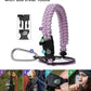 64 oz Insulated Water Bottle,Half Gallon Water Flask Stainless Steel Vacuum, Cold for 48 Hrs,BPA-Free & Leakproof -with Paracord Handle, Strap,Straw Spout Lids,Large Jug for Gym,Purple