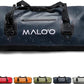 Malo'o Waterproof Dry Bag Duffel 40L/60L/100L, Roll Top Duffel Keeps Gear Dry for Kayaking, Rafting, Boating, Swimming, Camping, Hiking, Beach, Fishing - Internal & External Pockets