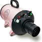 Flying Pig High Velocity Dog Pet Grooming Dryer w/Heater (Pastel Pink w/Grey Logo)