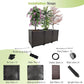 Raised Garden Bed Large Planters for Outdoor Plants Deepened Plant pots Planter Box Elevated Garden Patio Balcony Deck to Planting Flowers Vegetables Tomato and Herbs