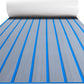 FOCEAN Boat Flooring EVA Foam Boat Decking Faux Teak Marine Flooring Boat Mat Boat Carpet Sheet for Motorboat RV Yacht Kayak Surfboard, 94.5"x 47.2"/35.4"/23.6"/15.7"