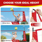 BAGAIL Volleyball Net, 12ft/20ft Portable Volleyball Net for Backyard - Adjustable Height, Heavy-Duty Frame, Freestanding Design - Portable Outdoor/Indoor Volleyball Set with Carry Bag