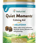 NaturVet Quiet Moments Calming Dog Supplement, Dog Soft Chews with Melatonin to Help Reduce Stress from Storms, the Vet, Fireworks, and Travel, Bacon and Chicken Flavored Pet Supplement, 180 Count Jar