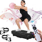 UCIN Vibration Plate Exercise Machine, Vibration Plate for Lymphatic Drainage, 330 Lbs Capacity Vibrating Plate for Weight Loss Home Fitness with Resistance Bands/Pilates Ball