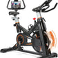 Exercise Bike, WENOKER Stationary Bike for Home, Indoor Bike with Silent Belt Drive, Heavy Flywheel, Multi-grips Handlebar and Upgraded Digital Display