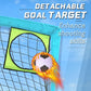 Kids Soccer Goal for Backyard, 6x4 9x5 FT Portable Soccer Nets Pop Up with Ball, Agility Ladder, Cones, Target & Carry Bag for Toddler Youth Outdoor Indoor Training Practice Sports Games Play