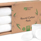 Cotton Round Pads for Face 300 Pack - 3 Layer Eye Makeup and Nail Polish Remover - Lint Free Cleansing Circle Pad for Facial Exfoliating, Toner - Travel Size Skin Care Rounds