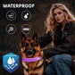 PetIsay LED Dog Collar Metal Buckle - Heavy Duty Light up Collars - Rechargeable IP68 Waterproof - Lighted Dog Collar for Night Walking, Hiking, Camping (Medium, Purple)