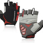 Souke Sports Mens Cycling Gloves with Gel Pads Half Finger Bike Gloves Lightweight Anti-Slip Shock-Absorbing for MTB Road Biking