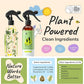 kin+kind Plant-Based Flea & Tick Spray for Dogs and Cats with Lemongrass - Essential for Flea & Tick Treatment - Flea Spray for Dogs and Cats - Pet Supplies 12 fl oz