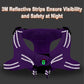 Dog Harness Step in Dog Vest Harness, Reflective Adjustable Puppy No Pull Harness Breathable Soft for Small and Medium Dogs Cats, Purple, XS