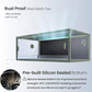 85 Gallon Reptile Tank, Front Opening Snake Tank for Easy Maintenance, Reptile Enclosure with Top Screen Ventilation 48''x24''x18''