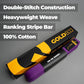 Gold BJJ Jiu Jitsu Belt - Premium Belts with Rank Bar for Stripes - IBJJF Competition Approved