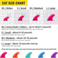 zetpo Cat Nail Caps | Cat Claw Covers | with Adhesives and Applicators (XS, 5X Solid Random Colors | 100 pcs)