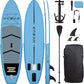 Inflatable Stand Up Paddle Board, 10'x30''x6'' Ultra-Light Paddleboards for All Skill Levels with SUP Accessories, Paddle, Fins, Leash, SUP Pump, Backpack