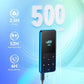 AGPTEK 64GB MP3 Player with Bluetooth, M3 2.4 inch Music Player with Speaker and FM Radio, Touch Buttons, Supports Up to 128GB(Blue)