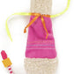 SmartyKat Leggy Llama Kicker Plush Catnip Cat Toy - White/Pink, One Size