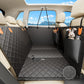 Waterproof Dog Car Seat Cover for Back Seat – Heavy Duty Back Seat Extender for Dogs with Hard Bottom, 7-Layer Protection, Non-Slip & Scratchproof, Easy to Install (Black)