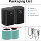 2 Pack Air Purifiers For Home Bedroom, Honeyuan H13 HEPA Air purifier with 360°Air Intake, Coverage up to 650ft², 3 Fan Speeds, Low to 24dB