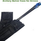 Archery Hip Quiver for Arrows with 4 Arrow Tubes Arrow Holder, Pockets for Accessories and Waist Belt