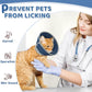Cat Cone Collar Soft to Stop Licking, Adjustable, Foldable Lightweight Kitten Cones After Surgery Recovery for Cats & Kittens, Cat Cone Alternative (Solid Blue, M)