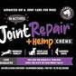 Joint Repair Hip and Joint Chews for Dogs Glucosamine, Chondroitin, MSM, Hemp, Omega 3 & Turmeric for Dog Joint Support, Mobility & Pain Relief - (120 Chicken Chews, Made in USA)