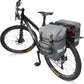 Rhinowalk Bike Pannier Bag 40L Double Pannier Bags Saddle Bags for Rear Rack Bicycles With Carrying Handle With Reflective Trim Professional Cycling Accessories-Grey