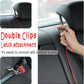 Dog Seat Belt Harness for Car,2pcs Dog Seatbelt of Coated Wire Leash Safety Restraint,No Chew Tether Cable Vehicle Dogs Accessories,Double Clips & Latch (Black, 24 inch/60 CM)