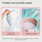 Touchdog Foldable Dog Cone Collar for Cats & Dogs - Adjustable Soft Recovery Collar with Waterproof PU Coating, Lightweight Design, 24.5cm/9.6in Wide Barrier (Pink Gradient Color, XL)