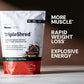 Novex Biotech TripleShred Protein - Pre-Stacked Protein - Increase Energy and Focus - Build Muscle - Chocolate Fudge, 20 svgs