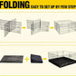 Aivituvin Rabbit Playpen Pet Pen Small Animal Cage with Waterproof Liner - Extension Playpen