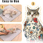 35.4" Cat Grooming Wrap,Self-Adherent Cat Wrap for Cutting Nails,Anti-Escape Cat Swaddle Wrap,Multifunctional Anti-Scratch Cat Restraint Wrap for Medicine,Nail Clipping,Ear Cleaning(Within 22lbs)