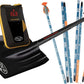BCA Backcountry Access T4 Turbo Avalanche Beacon Kit Rescue Package - Includes The Tracker 4 Transceiver, 300 Centimeter Avalanche Probe, and Shovel with Saw.