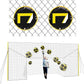 3-in-1 Soccer Training Rebounder & Goal Backstop Net - Soccer Goal for Volley, Passing, Solo Training - Outdoor Sports, Backyard Games