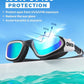 OMID Swim Goggles, P2 Polarized Swimming Goggles for Men Anti-fog Goggles Swimming for Adult Women