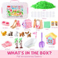 21 PCS Pet Sensory Bin, Dog & Cat Sandbox with Sand & Box, Play Sand Art Toys Kit, Pet Care Play Set, Beach Toys for Kids Ages 4-8, Birthday Gift Girls Boys 3 4 5 6 7 Years Old