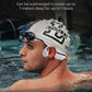 Swimming Waterproof Bone Conduction Headphones Bluetooth 5.3 lPX8 Underwater Waterproof Headphones for Swimming with 32GB MP3 Player Built in Earbuds for Sport Running Cycling Gym (White)