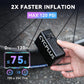 CYCPLUS AS2 Pro Max Tiny Pump Mini with Gauge, Max 120 PSI Cordless Bicycle Air Pump, Auto Stop, with Presta and Schrader Valve for Car, Motorcycle, Bike and Ball (2025 Updated Version)