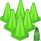 Syhood 30 Pack 7 Inch Plastic Traffic Cones Sports Training Agility Marker Mini Cones for Soccer, Skating, Football, Basketball, Indoor and Outdoor Games Sports Practice Equipment