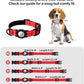 TagME Airtag Dog Collar,Waterproof Reflective Pet Collar with Airtag Holder,Soft Padded and Double D-Rings for Extra Large Dogs,Red