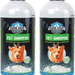 NOK OUT Premium Grade Pet Shampoo for Dogs and Cats, Veterinary Strength and Odor Eliminator Formula, Made in the USA, 20 Ounce Bottle, 2-Pack