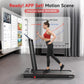 RHYTHM FUN Incline Foldable Treadmill, Walking Pad Treadmill with Incline, 300 lbs Portable Treadmills with Handles for Home Office Use, Under Desk Compact Walking Pad