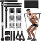 Pilates Bar Kit with Resistance Bands,Pilates Bar with Stackable Bands Workout Equipment for Legs,Hip,Waist and Arm,Exercise Fitness Equipment for Women & Men Home Gym Yoga Pilates